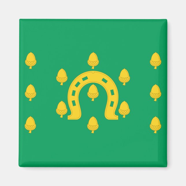 Flagga i Rutland (Förenade kungariket fylke) Magnet (Framsidan)