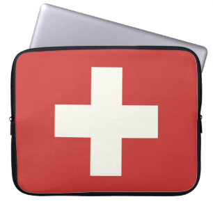Flagga i Schweiz Laptop Fodral