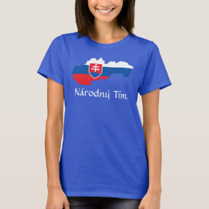 Flagga i Slovakien Národný Tím T-Shirt