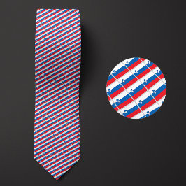 Flagga i Slovenien Mönster Slips