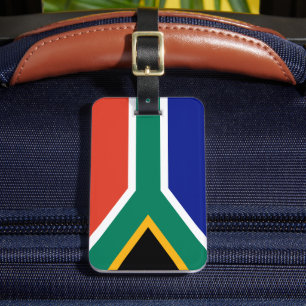 Flagga i södra Afrikan Bagagebricka