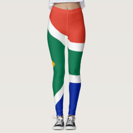 Flagga i södra Afrikan Leggings