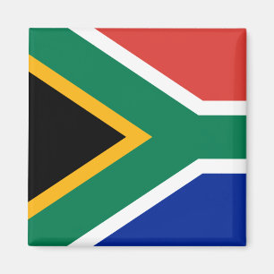Flagga i södra Afrikan Magnet