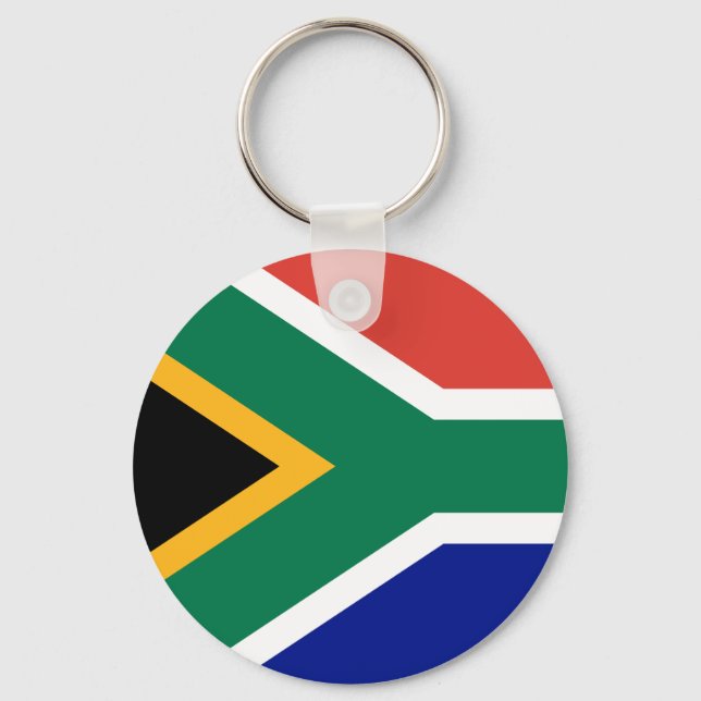 Flagga i södra Afrikan Nyckelring (Framsida)