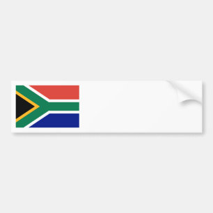Flagga i södra Afrikan - Patriotic Bildekal