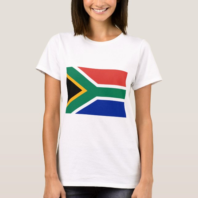 Flagga i södra Afrikan T Shirt (Framsida)