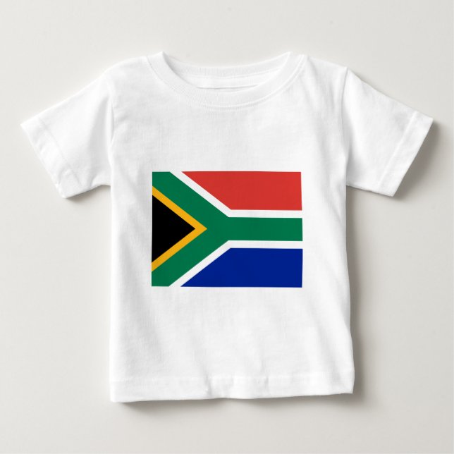 Flagga i södra Afrikan Tee (Framsida)