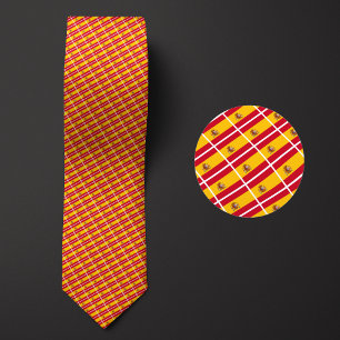Flagga i Spanien Mönster Slips