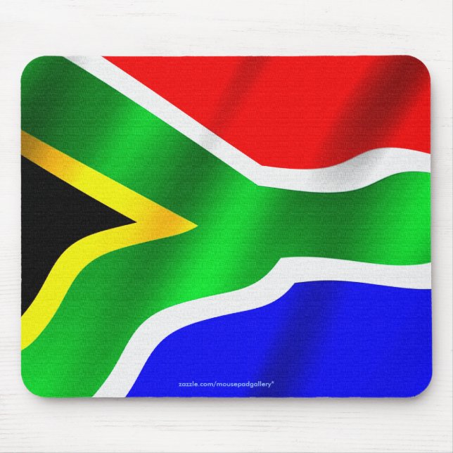Flagga i SydAfrikan Patriotic World Flagga Mousepa Musmatta (Framsidan)
