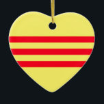 Flagga i Sydvietnamet Julgransprydnad Keramik<br><div class="desc">Tack för att du stannar! Jag hoppas att du gillar hur den här flagga ser ut! Du kan anpassa det här för att uppfylla dina behov. Ha en underbar dag!</div>