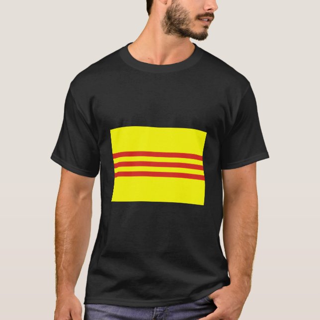Flagga i Sydvietnamet T Shirt (Framsida)