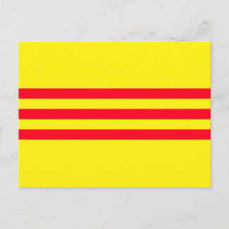Flagga i Sydvietnamet Vykort