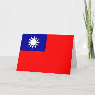 Flagga i Taiwan Kort