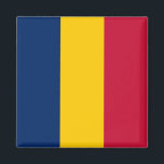 Flagga i Tchad (afrikanska Land) Magnet<br><div class="desc">Denna utformning är utmärkande för Tchads flagga (officiellt känd som Tchad), som är ett inlandsområde i land i nordcentrala Afrikan. Tchad gränsar av Libyen till norr, Sudan till öster, Centralafrikanska republiken söderut, Kamerun till syd-väster, Nigeria sydväst (vid Sjö Tchad) och Niger till väster. Tchads huvudstad och största stad är N'Djamena....</div>