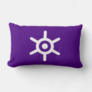 Flagga i Tokyo län, Japan Lumbar Pillow Lumbarkudde