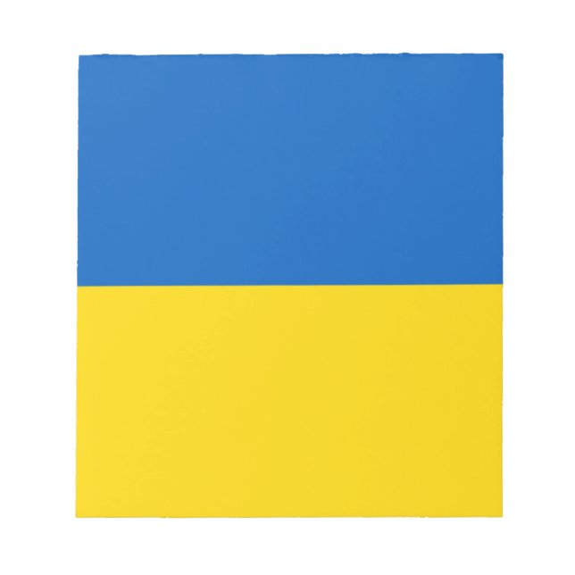Flagga i Ukraina Anteckningsblock (Framsida)