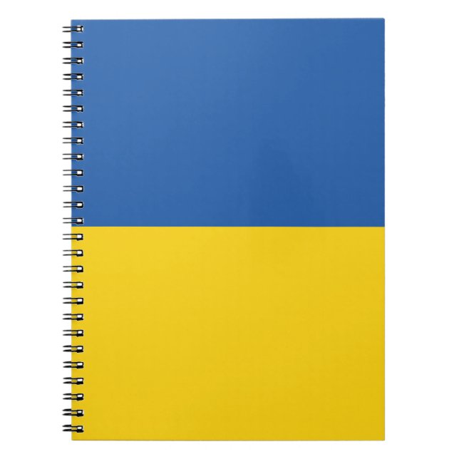 Flagga i Ukraina Anteckningsbok (Framsidan)