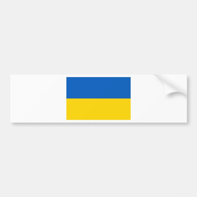 Flagga i Ukraina Bildekal (Framsidan)