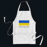 Flagga i Ukraina Förkläde<br><div class="desc">Den vackra blåa och gult ukrainska flagga.</div>