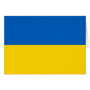 Flagga i Ukraina Hälsningskort