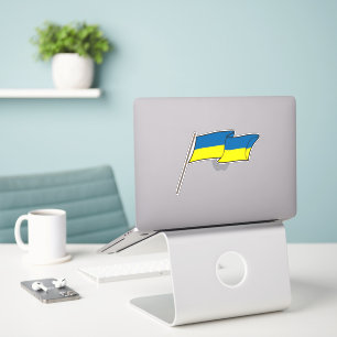 Flagga i Ukraina Klistermärken