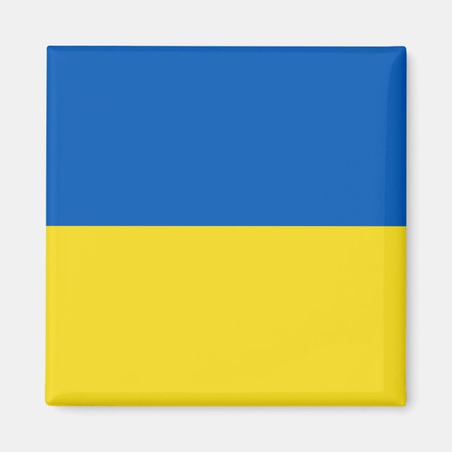 Flagga i Ukraina Magnet (Framsidan)