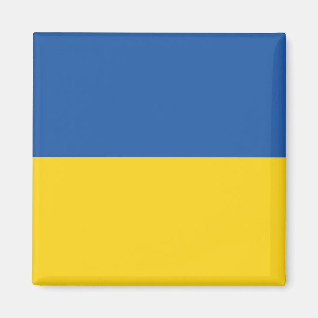 Flagga i Ukraina Magnet (Framsidan)