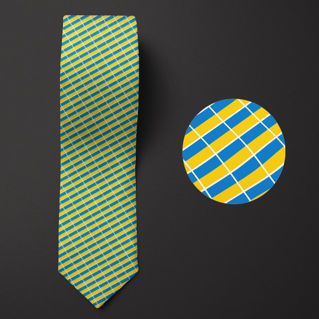 Flagga i Ukraina Mönster Slips (Skapare uppladdad)