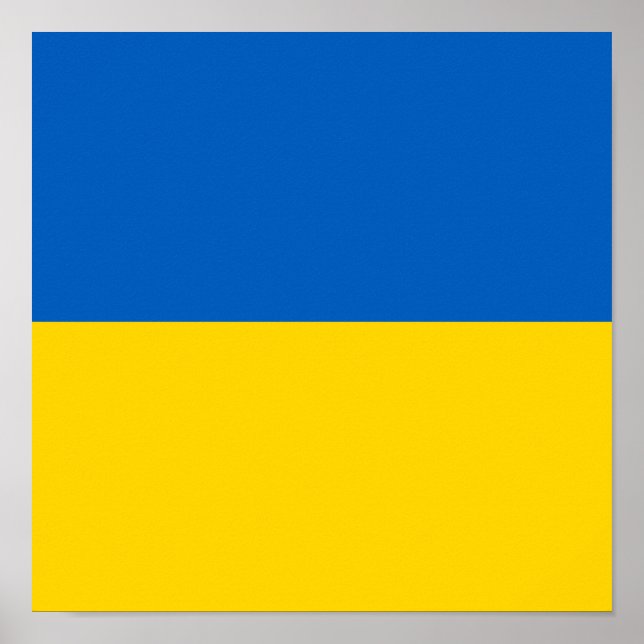 Flagga i Ukraina Poster (Framsidan)