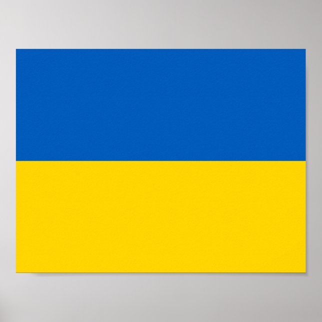 Flagga i Ukraina Poster (Framsidan)