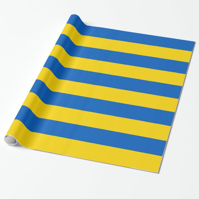 Flagga i Ukraina Presentpapper (Utrullad)