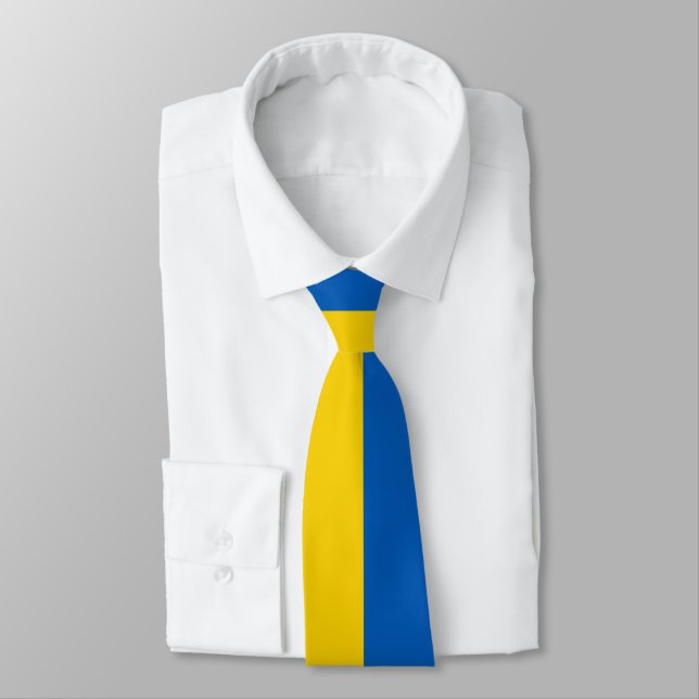 Flagga i Ukraina Slips (Bunden)