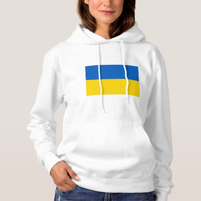 Flagga i Ukraina T Shirt (Framsida)