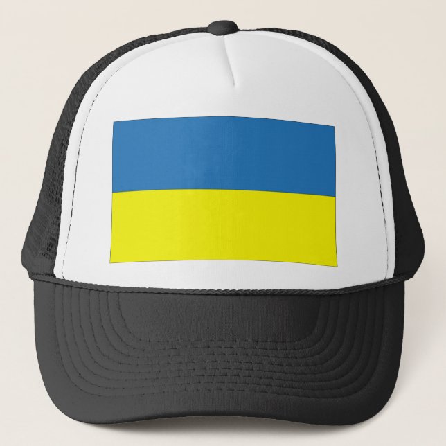 Flagga i Ukraina Truckerkeps (Framsida)