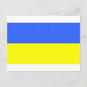 Flagga i Ukraina Vykort