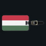 Flagga i Ungern Bagagebricka<br><div class="desc">Flagga i Ungern</div>