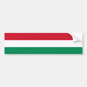 Flagga i Ungern Bildekal