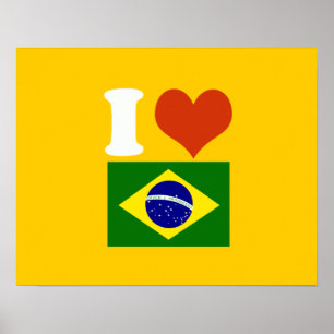 Flagga i väggen poster