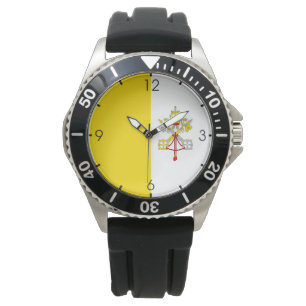 Flagga i Vatikanstaten Armbandsur