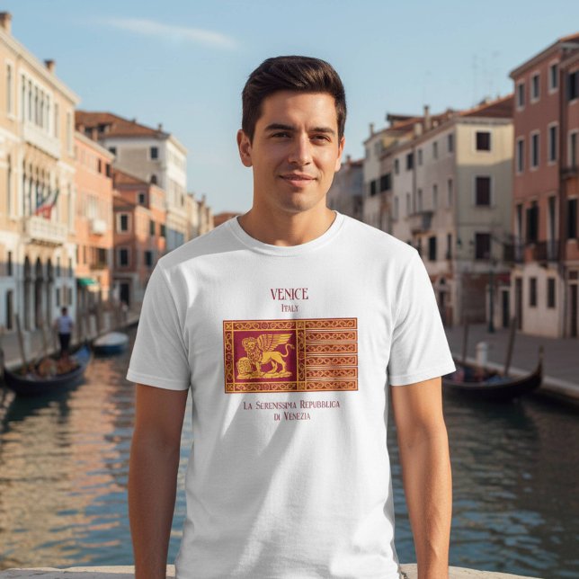 Flagga i Venedig T Shirt (Skapare uppladdad)