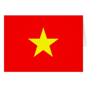 Flagga i Vietnam Hälsningskort