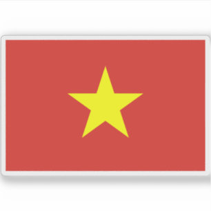 Flagga i Vietnam Klistermärken