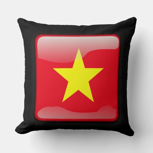 Flagga i Vietnam Kudde (Framsida)