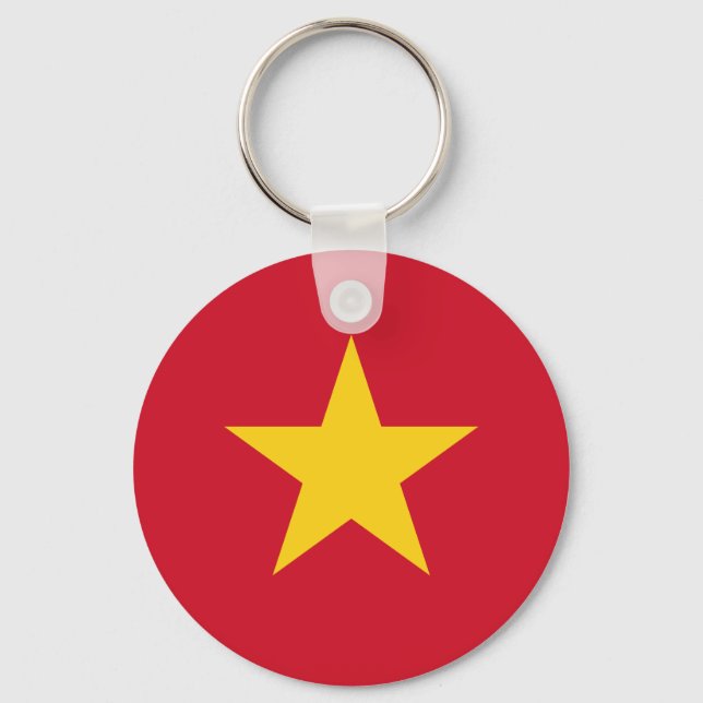 Flagga i Vietnam Nyckelring (Framsida)