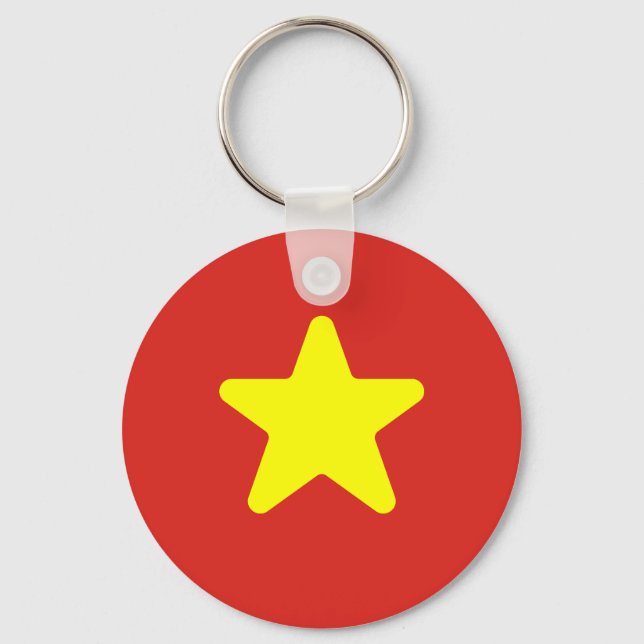 Flagga i Vietnam Nyckelring (Framsida)