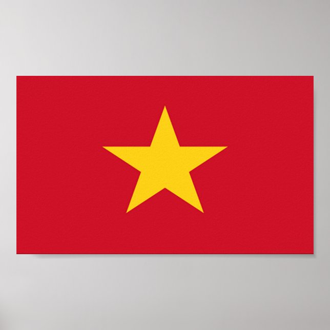 Flagga i Vietnam Poster (Framsidan)