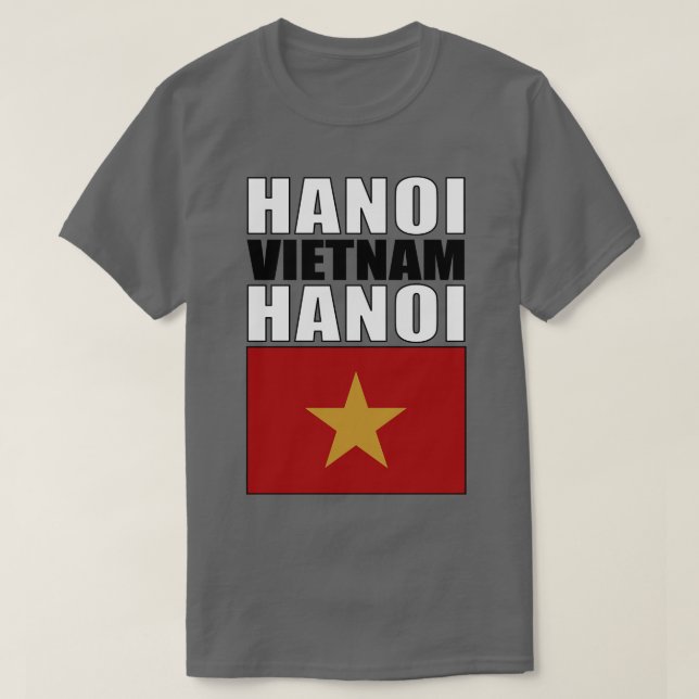 Flagga i Vietnam T Shirt (Design framsida)
