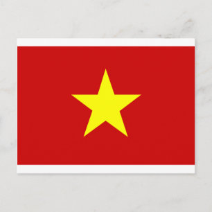 Flagga i Vietnam Vykort