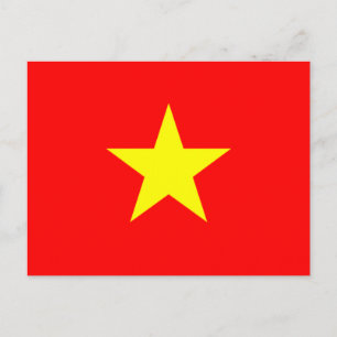 Flagga i Vietnam Vykort