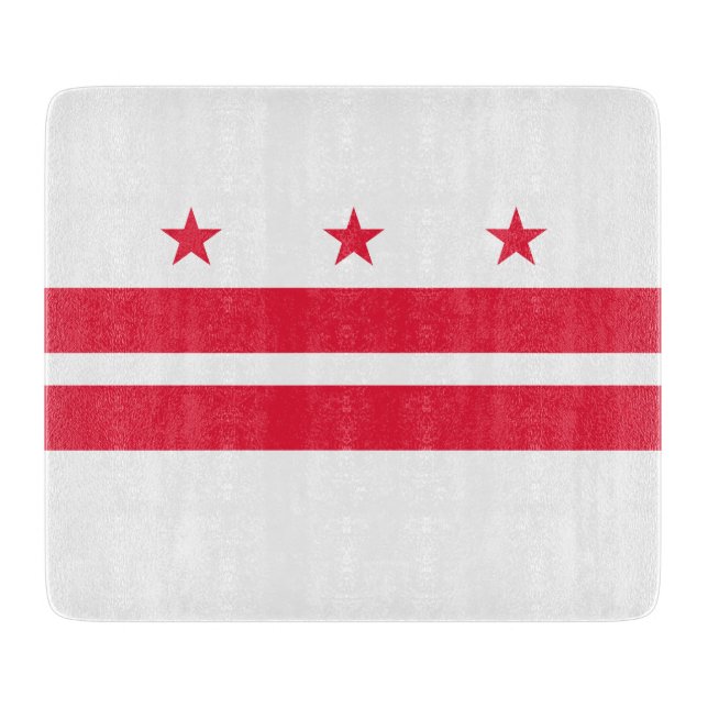 Flagga i Washington D.C. (Columbia District) (Framsidan)